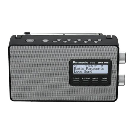 Panasonic RF-D10EG-K DAB, DAB+, FM AC/Batterie LCD Bluetooth Radio