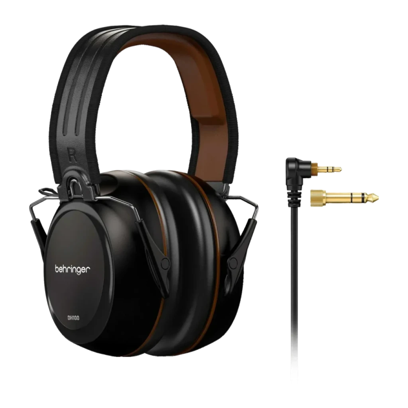 Behringer DH100 Jack 3,5 mm Arceau Circum-aural Casque + adaptateur 6,3 mm
