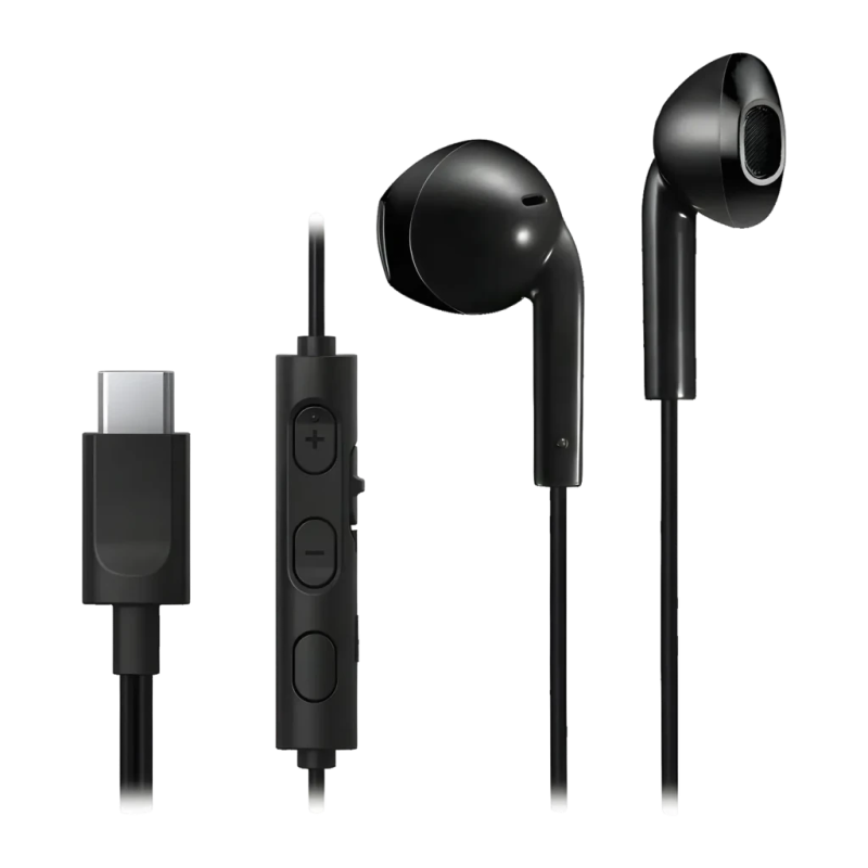 JVC HA-FR17UC USB-C Noir In-Ear avec micro Écouteurs
