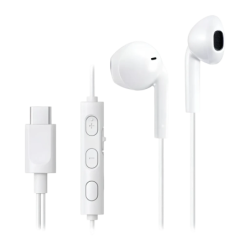 JVC HA-FR17UC USB-C Blanc In-Ear avec micro Écouteurs