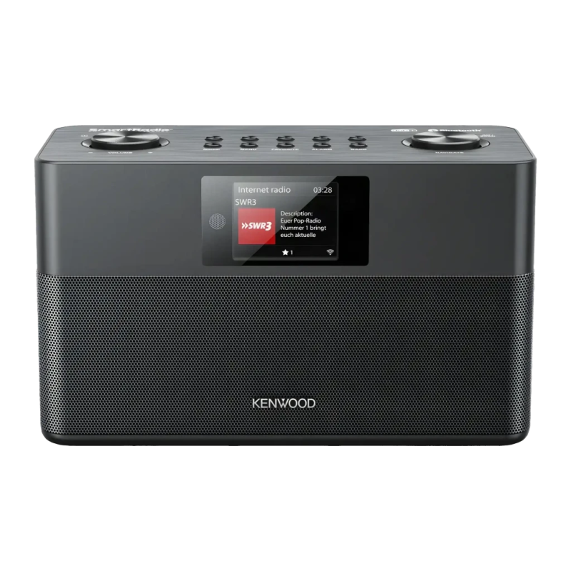 Kenwood DAB+/FM Bluetooth Noir CR-ST100S-B réveil Radio