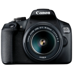 Canon EOS 2000D + EF-S 18-55 IS II stabilisateur Appareil photo reflex