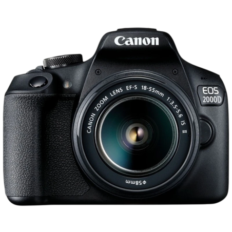 Canon EOS 2000D + EF-S 18-55 IS II stabilisateur Appareil photo reflex