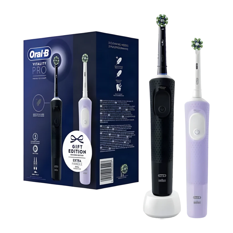 Braun Oral-B Vitality Pro D103 Oscillante-rotative 2D Noir Brosse à dents électrique