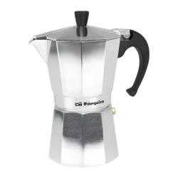 Orbegozo KF 600 Gaz, Électrique, Vitrocéramique 6 tasses Argent Cafetière italienne