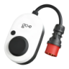 Chargeur de voiture électrique go-e Gemini flex 2.0 Blanc 22kW Triphasé Câble 0,3m 32A