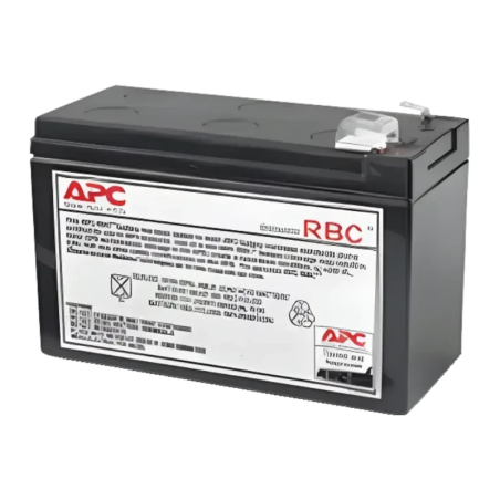 Cartouche de Batterie de Remplacement APC 84 VAh 12V Noir APCRBC110