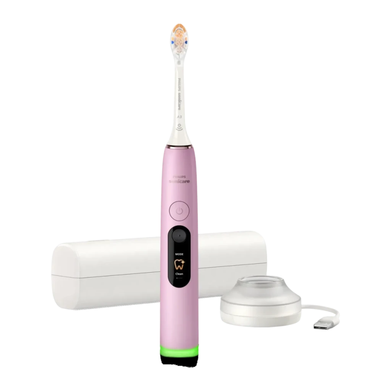 Philips Sonicare DiamondClean 8000 14 jours HX8311/15 Rose 3 vitesses sans fil Brosse à dents électrique