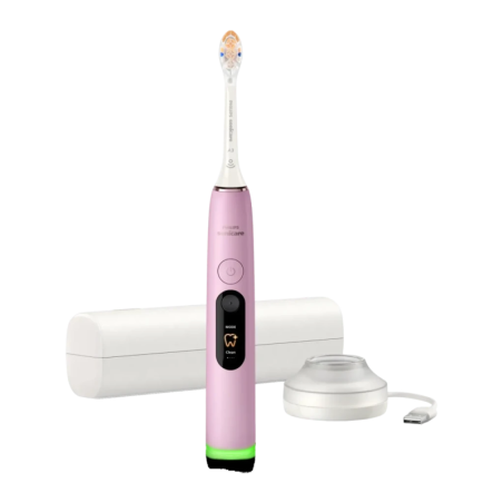 Philips Sonicare DiamondClean 8000 14 jours HX8311/15 Rose 3 vitesses sans fil Brosse à dents électrique
