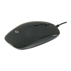 Conceptronic Noir Filaire Ambidextre REGAS01B 4 boutons USB 61 g Souris