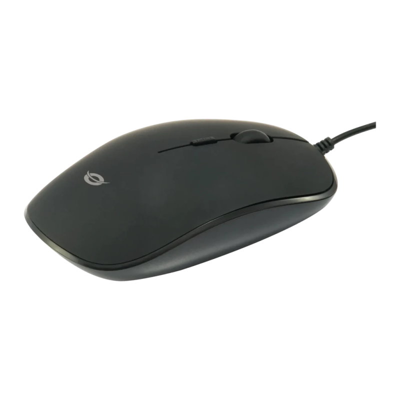 Conceptronic Noir Filaire Ambidextre REGAS01B 4 boutons USB 61 g Souris