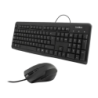 CoolBox Kit Clavier + Souris USB 1600DPI Noir QWERTY à membrane Combo