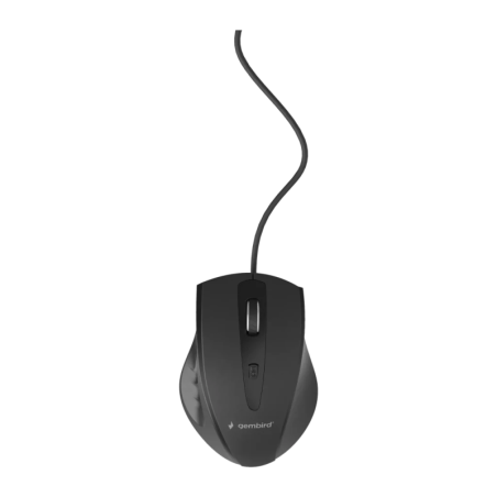 Gembird Noir Filaire USB MUS-4B-02 1200 DPI 4 boutons 76 g Souris ergonomique