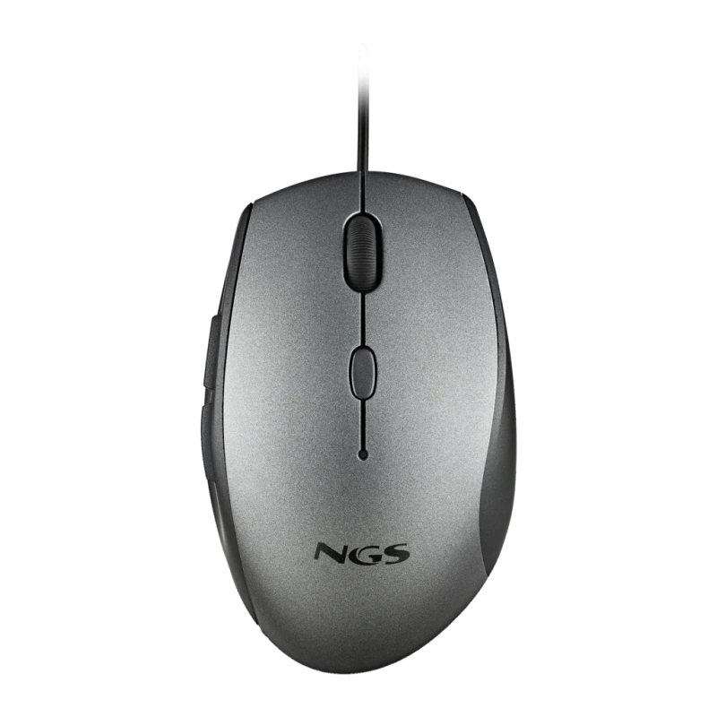 NGS Moth Gray 1600 DPI 5 boutons USB 66 g Souris ergonomique silencieuse
