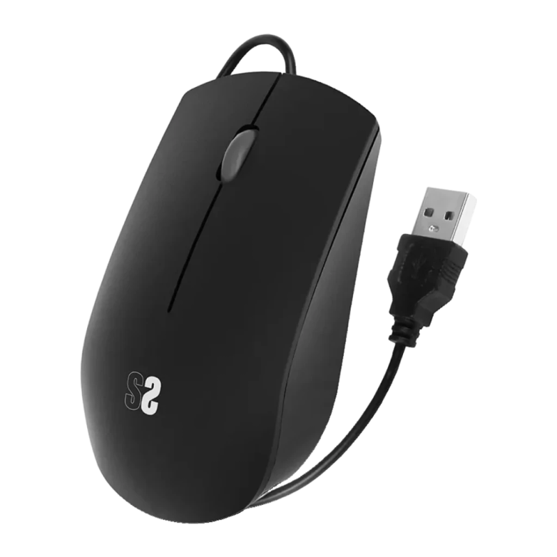 SUBBLIM Business Noir 1200 DPI 3 boutons 50 g Souris ergonomique silencieuse