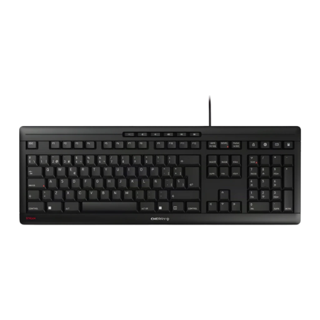 Cherry Stream Noir USB avec câble 1,8m QWERTY Espagnol JK-8500ES-2 mécanique Clavier
