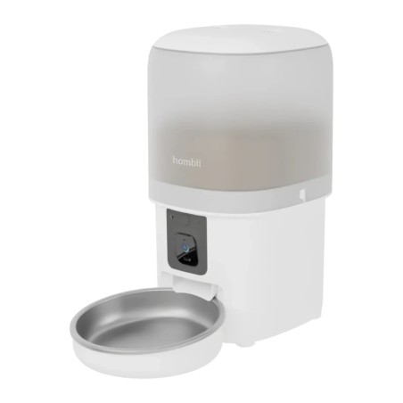 Hombli Smart Pet Feeder Blanc Caméra Full HD 1080p app Distributeur automatique