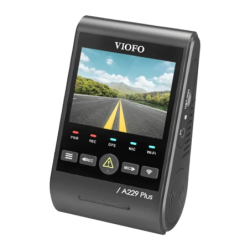 VIOFO A229 Plus 1CH avec GPS 2K 1440p WiFi Double Bande 2,4 pouces HDR vision nocturne mode parking Dashcam