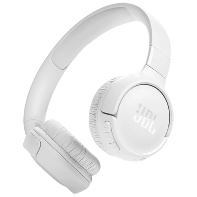 JBL Tune 520BT Blanc Bluetooth 5.3 57h Multipoint Écouteurs sans fil