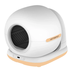 Astropet Neptune Series 72L Blanc App WiFi et Bluetooth 7-10 jours chats jusqu'à 8kg 50dB Litière autonettoyante