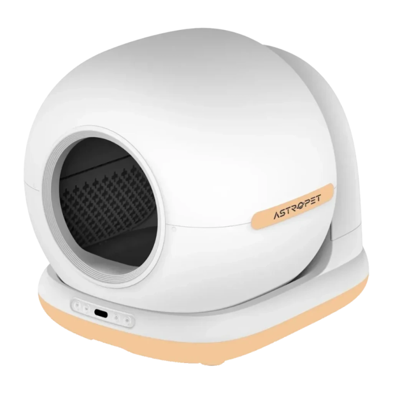 Astropet Neptune Series 72L Blanc App WiFi et Bluetooth 7-10 jours chats jusqu'à 8kg 50dB Litière autonettoyante