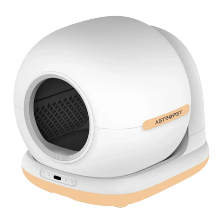 Astropet Neptune Series 72L Blanc App WiFi et Bluetooth 7-10 jours chats jusqu'à 8kg 50dB Litière autonettoyante