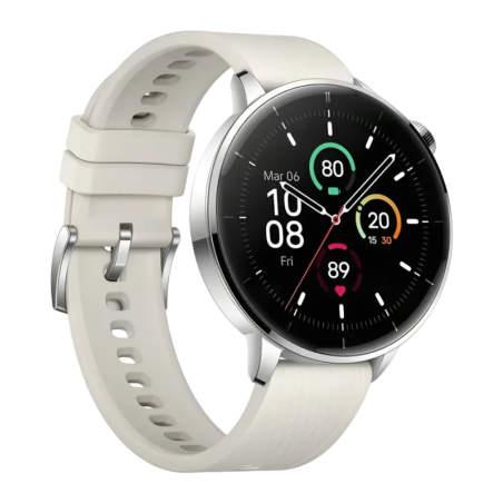 OnePlus Watch 3 43 mm Argent 1,32 pouces AMOLED GPS NFC FC SpO2 Baromètre 7 jours 5ATM