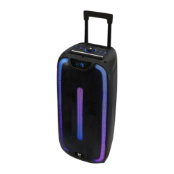 Woxter Rock'n'Roller ST Noir 100W 5h 4500mAh FM USB MicroSD lumières LED Enceinte de fête Bluetooth