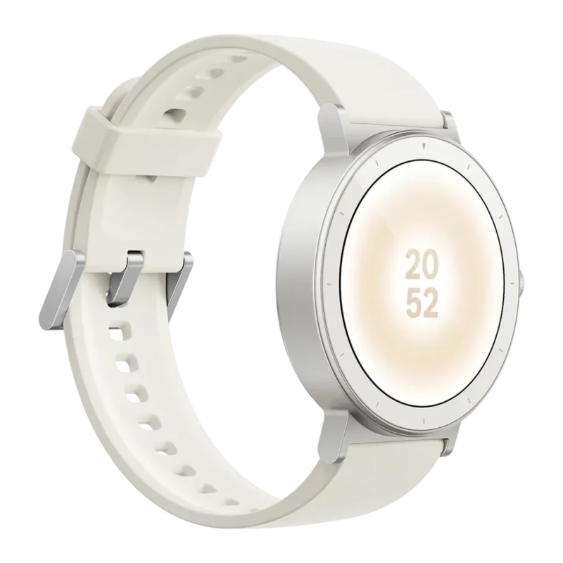 Realme Watch S5 Blanc Sable 1,43 pouces AMOLED GPS Appels Bluetooth 20 jours +110 sports 5ATM