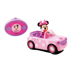 Voiture Jada Minnie Mouse Roadster RC 19 cm Rose 1:18 2,5km/h Piles incluses