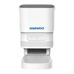 Daewoo 4L Gris/Blanc Tuya D-PF13 app avec batterie de secours Distributeur automatique