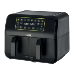 Ariete 8L Double Panier 1700W Noir 4623/00 8 programmes écran tactile Friteuse à air