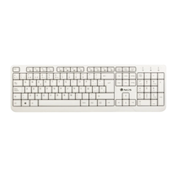 NGS Spike Blanc USB Espagnol à membrane Clavier