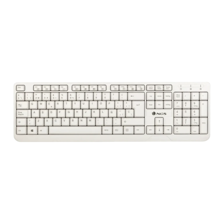 NGS Spike Blanc USB Espagnol à membrane Clavier