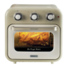 Ariete Vintage 16L 1400W Fenêtre de Visualisation Beige 4632/03 Friteuse à air