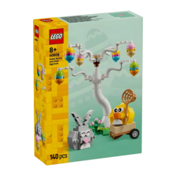 Set LEGO Icons Lapin de Pâques et Chasse aux Œufs 40808 140 pièces À partir de 8 ans