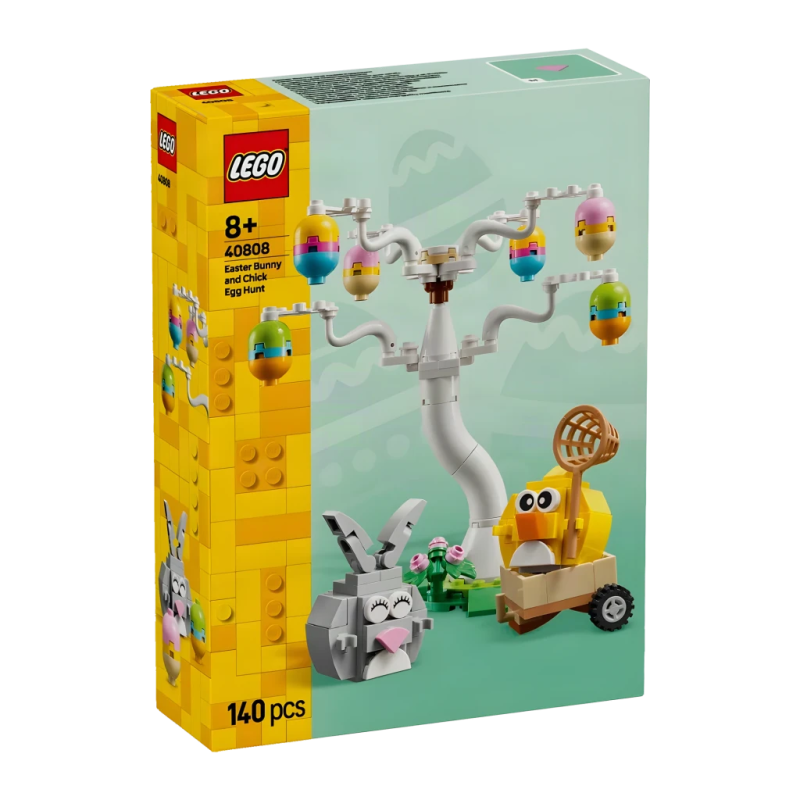 Set LEGO Icons Lapin de Pâques et Chasse aux Œufs 40808 140 pièces À partir de 8 ans