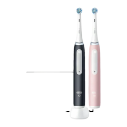 Oral-B iO Series 3 Pack Duo Sonique Batterie lithium Noir Mat/Rose Brosse à dents électrique