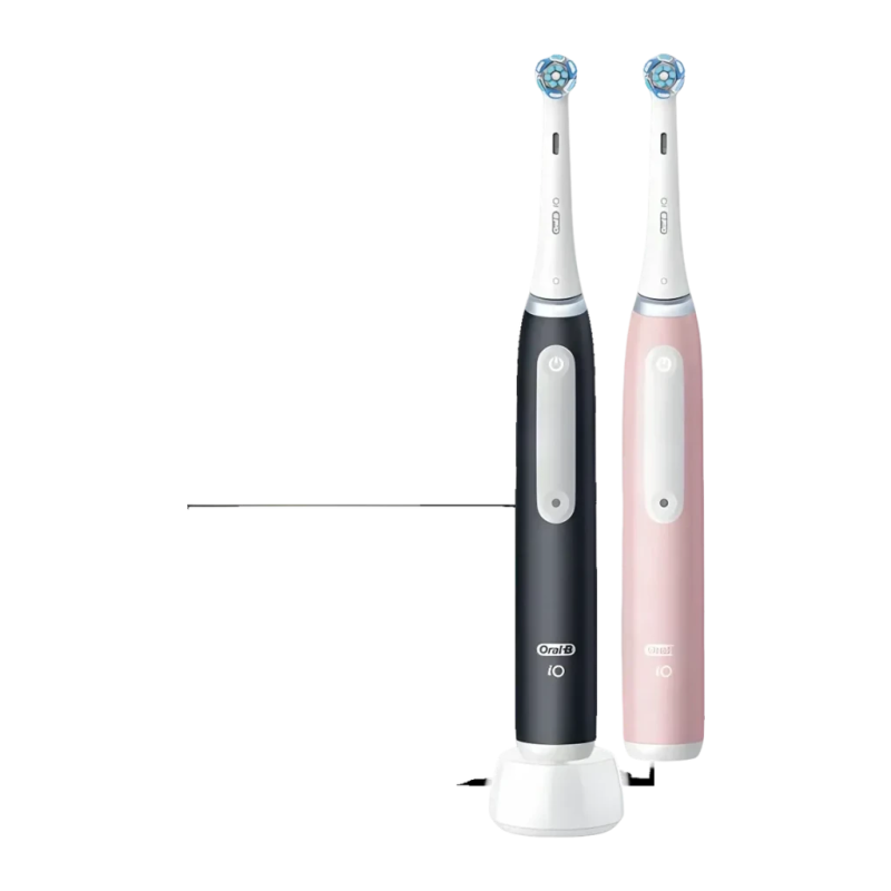 Oral-B iO Series 3 Pack Duo Sonique Batterie lithium Noir Mat/Rose Brosse à dents électrique