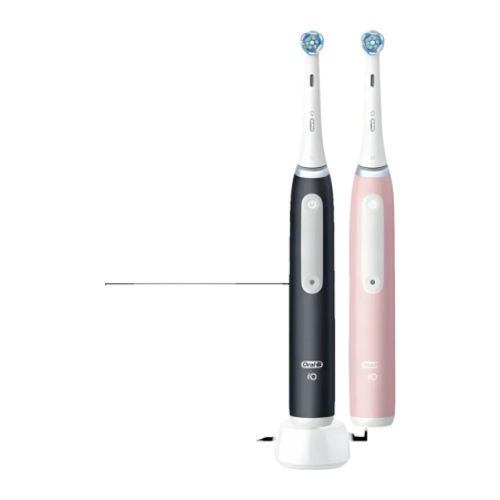 Oral-B iO Series 3 Pack Duo Sonique Batterie lithium Noir Mat/Rose Brosse à dents électrique