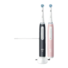 Oral-B iO Series 3 Pack Duo Sonique Batterie lithium Noir Mat/Rose Brosse à dents électrique