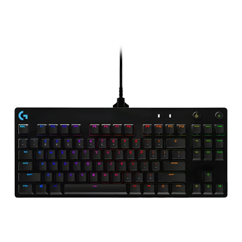 Logitech G Pro GX Blue RGB TKL Noir Clavier gaming mécanique