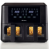 Ariete 9L Double Panier 2400W Noir 4631/00 11 programmes écran tactile Friteuse à air