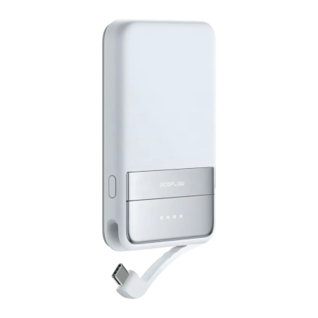 EcoFlow Rapid 5000 Bleu avec câble intégré 5000mAh 30W Qi2 USB-C Power Bank
