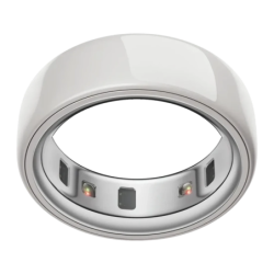 Oura Ring 4 Ceramic Taille 10 Blanc Cloud Bluetooth Bague connectée