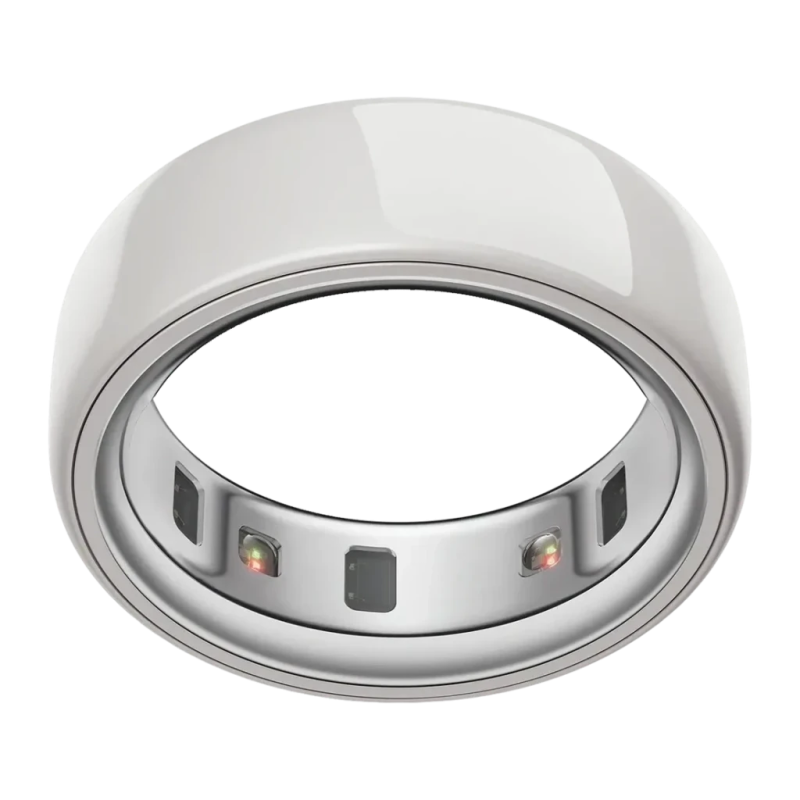 Oura Ring 4 Ceramic Taille 10 Blanc Cloud Bluetooth Bague connectée