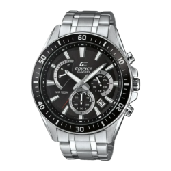 Casio Edifice EFR-552D-1AVUEF Noir Chronomètre Date Batterie 3 Ans 10ATM