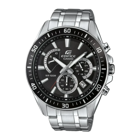 Casio Edifice EFR-552D-1AVUEF Noir Chronomètre Date Batterie 3 Ans 10ATM