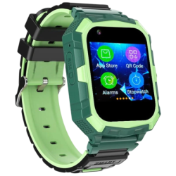 T32C 4G Vert 1,4 pouces IPS GPS IP67 Smartwatch pour enfants - Montre connectée