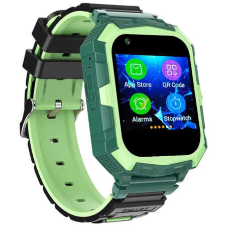T32C 4G Vert 1,4 pouces IPS GPS IP67 Smartwatch pour enfants - Montre connectée